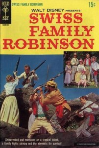 Walt Disney Presents Swiss Family Robinson Gold Key Comics 1960 (VG/Stock Photo)