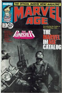 Marvel Age #72 (1989) Punisher Photo Cover NM