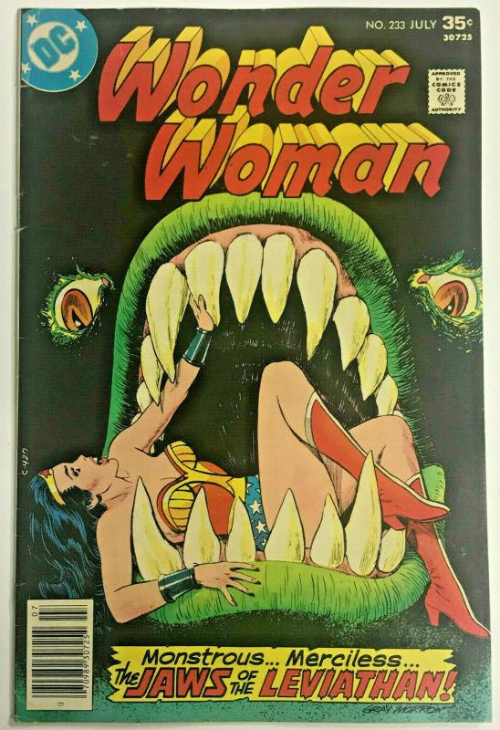 WONDER WOMAN#233 FINE 1977 DC BRONZE AGE COMICS