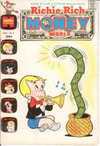 RICHIE RICH MONEY WORLD (1972-1982) 2 VG-F Nov. 1972 COMICS BOOK