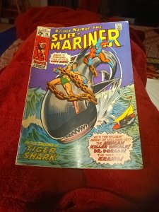 The Sub-Mariner #24 Marvel Comics 1970 Lady Dorma / Tiger Shark / Orka / Krang