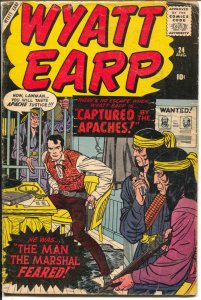 Wyatt Earp #24 1959-Atlas-Jack Kirby-Dick Ayers-Doug Wildey-Outlaw Kid-VG-