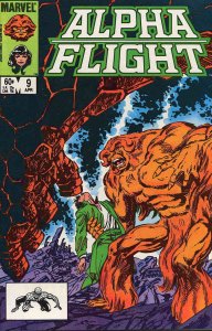 Alpha Flight (1st Series) #9 VF ; Marvel | John Byrne Sasquatch