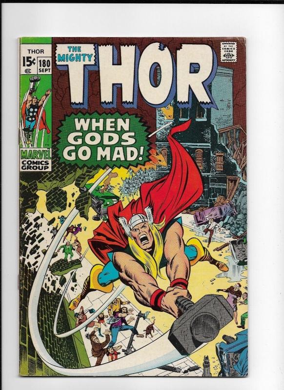 Thor #180 FN Neal Adams art (Sep 1970, Marvel)