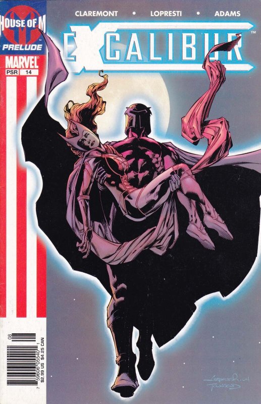 Excalibur (2nd Series) #14 (Newsstand) FN ; Marvel | House of M Scarlet Witch Ma