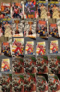 Group Lot of 25 Comics (See Details) X-Men, Star Trek, Steel, Skeleton Warriors