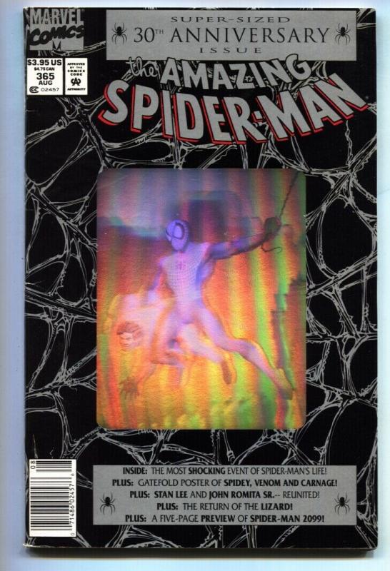 AMAZING SPIDER-MAN #365-Newsstand variant -1st SPIDER-MAN 2099