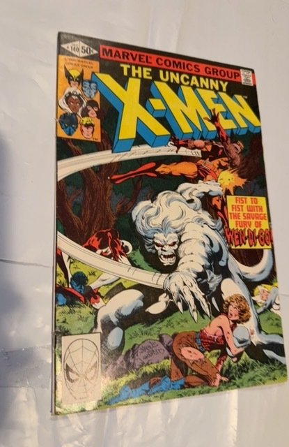 The X-Men #140 (1980) alpha flight, wendigo, wolverine let the fun begin.