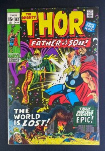 Thor (1966) #187 FN+ (6.5) Origin Infinity
