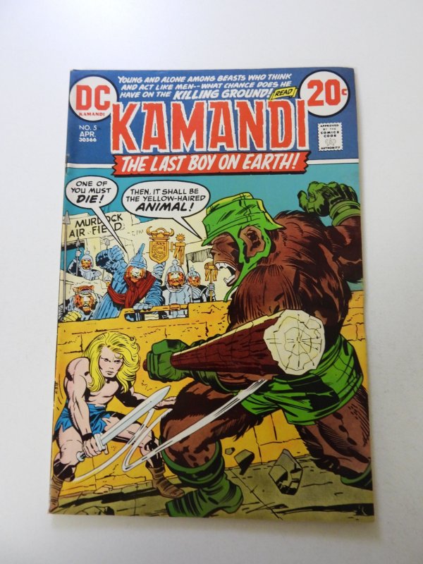 Kamandi, The Last Boy on Earth #5 (1973) VF condition
