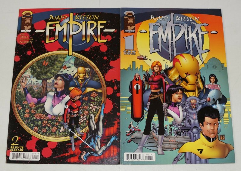 Empire #1-2 VF/NM complete series - mark waid - barry kitson - image comics set 