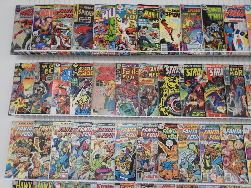 Huge Lot Silver/Bronze Comics W/Hulk, Spider-Man, Batman, Fantastic Four, DD+