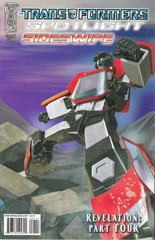 Transformers, The: Spotlight #19A VF; IDW | Revelation 4 Sideswipe - we combine 