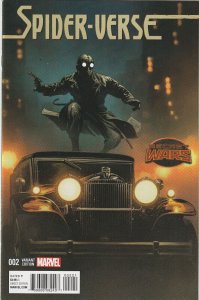 Spider-Verse # 2 Noir Secret Wars Variant Cover NM Marvel 2015 [P9]