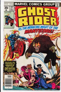 Ghost Rider #27 (1977) Ghost Rider