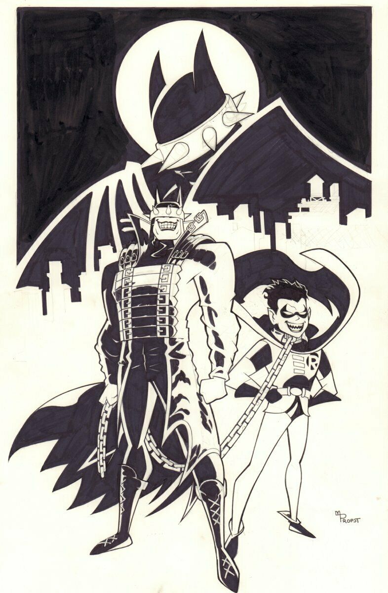 The Batman Who Laughs In Bruce Timm Animated Series Style Art By Mark Propst Comic 2614