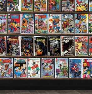 Huge Lot 140+ Comics with Batman, The New Titans, The Outsiders & More!
