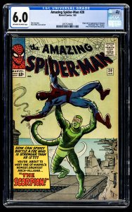 The Amazing Spider-Man #20 (1965) CGC Graded 6.0 - 1st App Scorpion