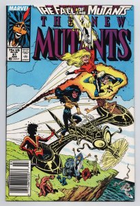 New Mutants #61 Fall Of The Mutants (Marvel, 1988) FN 