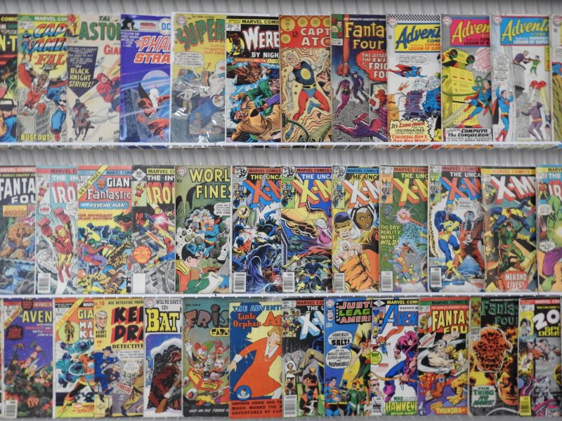 Huge Lot Silver/Bronze Comics W/Spider-Man, X-Men, FF, Avengers+ See Description