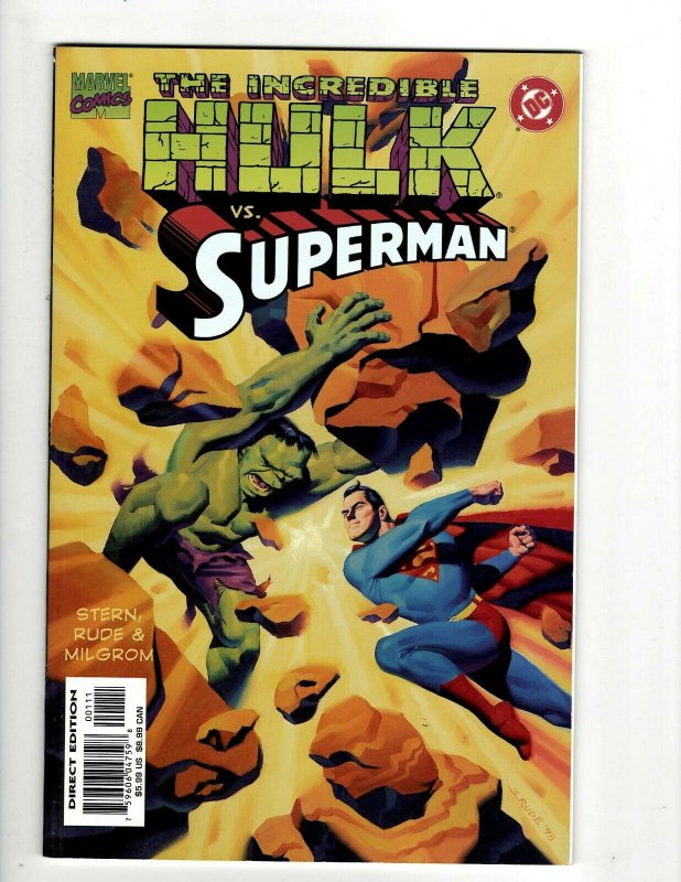 The Incredible Hulk Vs. Superman Marvel / DC Comic Book NM 1st Print # 1 HR8