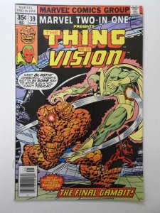 Marvel Two-In-One #39 W/ The Vision! Beautiful VF+ Condition!!