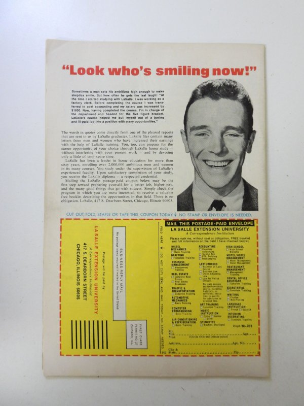 Captain America #164 (1973) FN- condition tape pull back cover