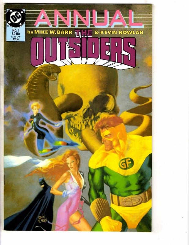 9 Outsiders DC Comics Annuals # 1 & 2 (Diff Ser.) + # 20 23 24 25 26 27 28 J214