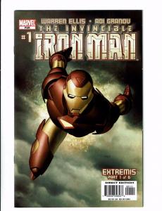 Invincible Iron Man # 1 VF-NM Marvel Comic Book 1st Print Avengers Hulk J113