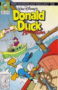 Donald Duck Adventures (Disney) #26 FN ; Disney | Duckburg Map Piece 4