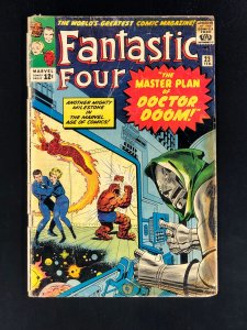 Fantastic Four #23 (1964) GD+ Doctor Doom Cover, See Description
