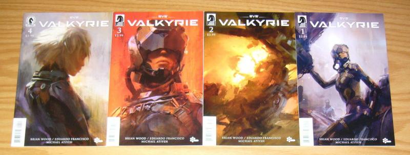 EVE: Valkyrie #1-4 VF/NM complete series - prequel to video game - brian wood 