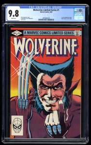 Wolverine (1982) #1 CGC NM/M 9.8 White Pages Limited Series Frank Miller Art!