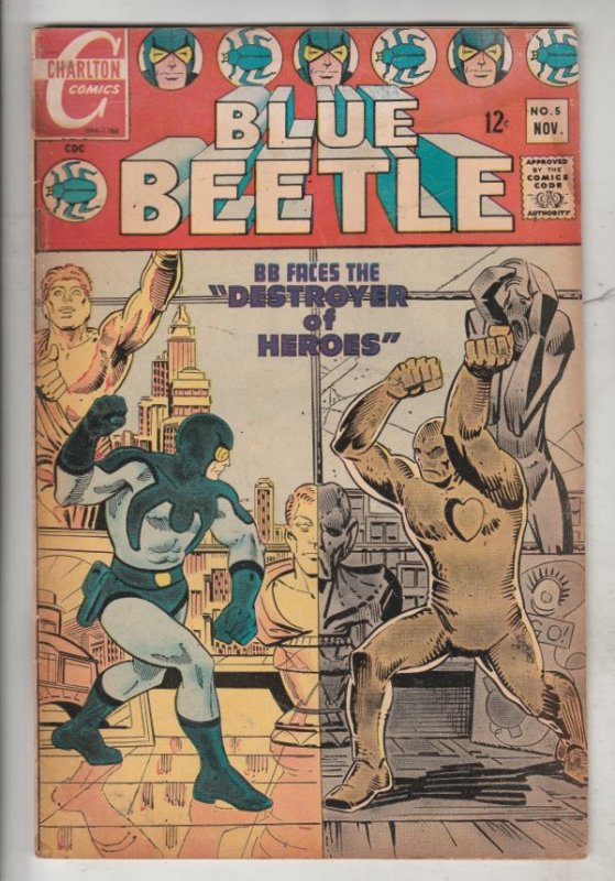 Blue Beetle #5 (Nov-68) VG Affordable-Grade Blue Beetle
