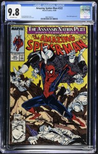 Amazing Spider-Man #322 CGC 9.8 Todd McFarlane Cover NEW CASE