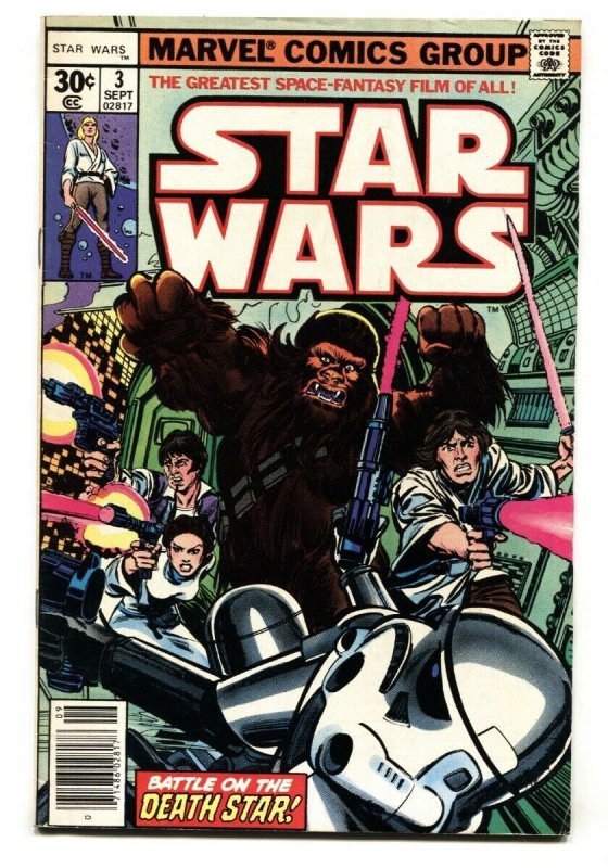 STAR WARS COMICS #3 1977 A New Hope Marvel comic book VF