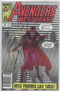 Avengers West Coast   # 47 FN Byrne, Scarlet Witch, Tigra