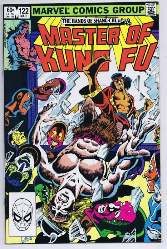 Master of Kung Fu #122 ORIGINAL Vintage 1983 Marvel Comics Shang Chi