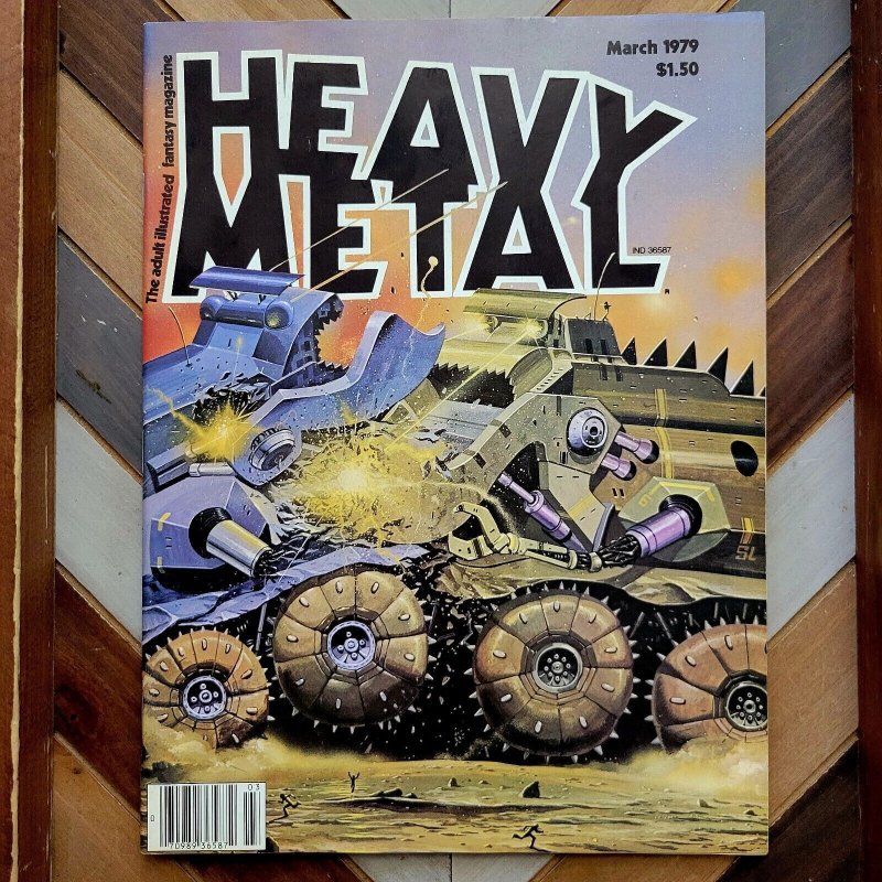 HEAVY METAL VOL. 2 #11 NM- (HM 1979) MCKIE Cover MOEBIUS Ellison CHAYKIN Corben