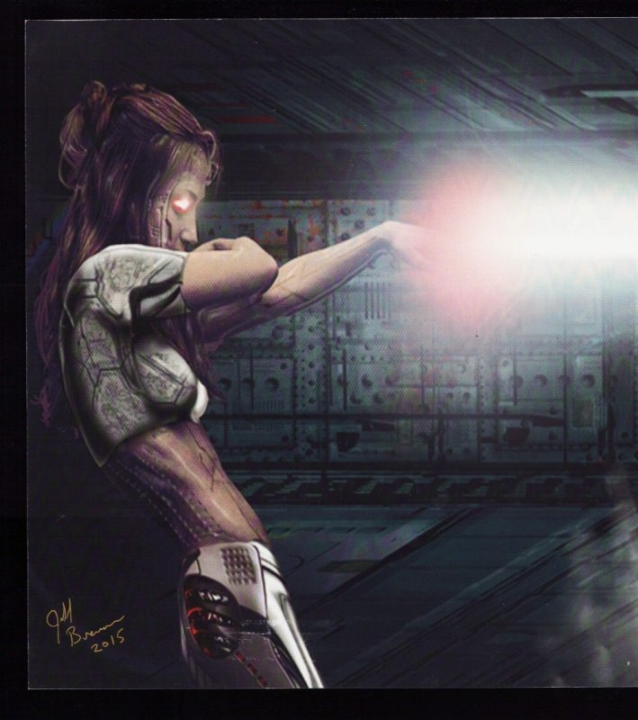 Obliterate (2014) By Jeff Brennan 11 x 17 3D Art Print Signed