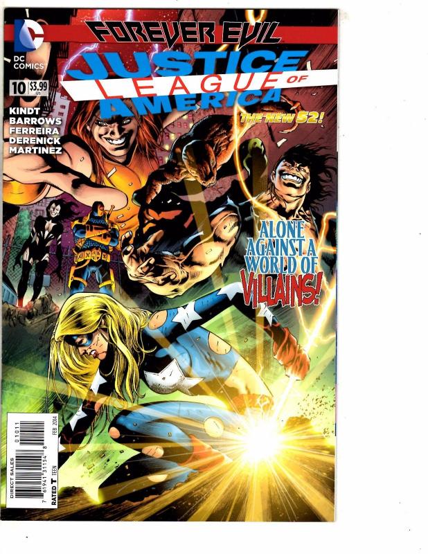 Lot Of 4 Justice League Of America DC Comic Books # 6 9 10 11 New 52 Batman J209