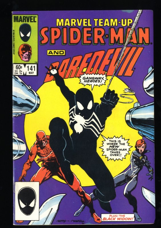 Marvel Team-up #141 FN+ 6.5 1st Black Costume!