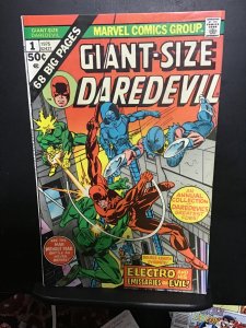 Giant-Size Daredevil #1 (1975)  High-grade number 1 key! VF/NM Richmond CERT!