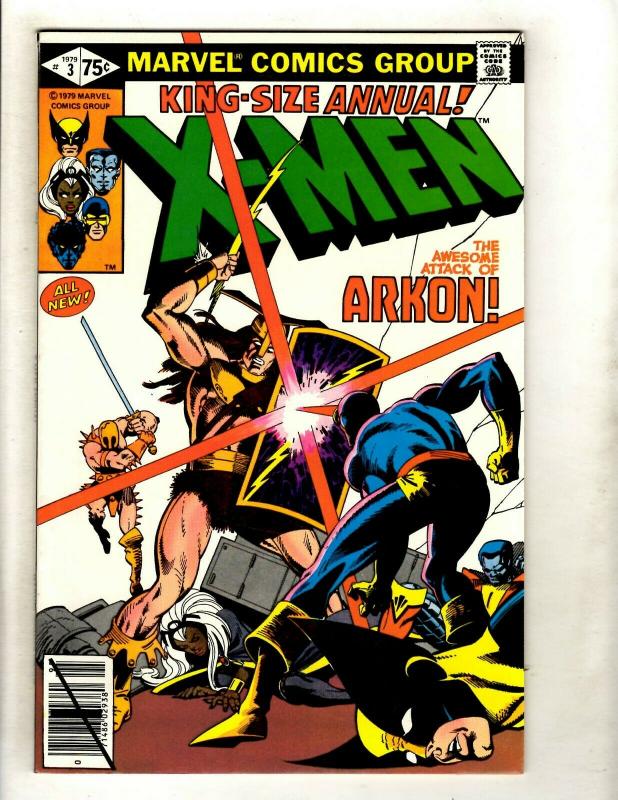 Lot Of 5 Uncanny X-Men Marvel Comic Books ANNUALS # 3 4 5 6 7 Wolverine GK4