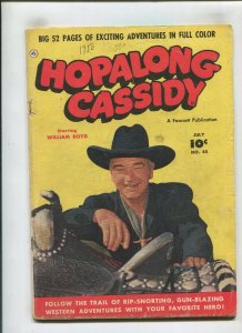 HOPALONG CASSIDY #45 (3.0/3.5) PHOTO COVER!! 1950