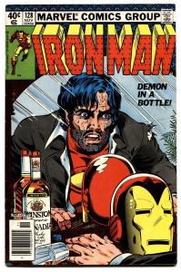 IRON MAN #128 comic book 1979-ALCOHOLISM COVER-TONY STARK