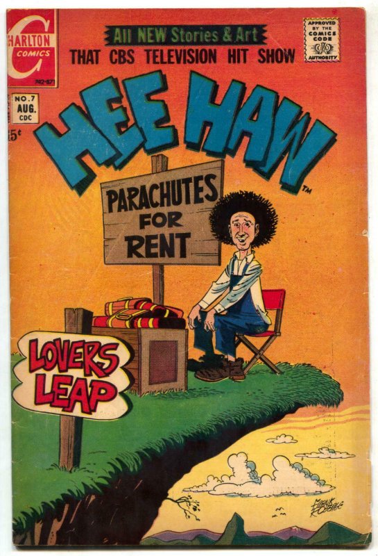 Hee Haw #7 1971- Charlton Bronze Age- Fat Girl story VG