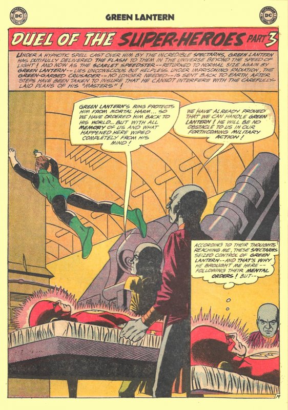 GREEN LANTERN #13 (June1962) 6.5 FN+ ★ FIRST GL & FLASH TEAM-UP!  Gil Kane!!