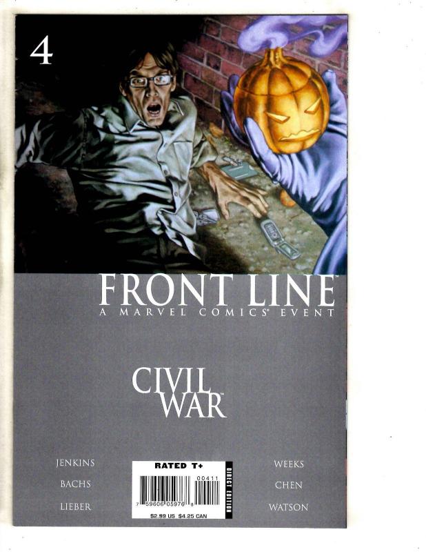 9 Marvel Comics Civil War Front Line # 1 2 3 4 11 + Gambit # 16 17 18 + # 3 JD3