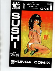 Sushi #1- Shunga Comix - 1990 - VF
